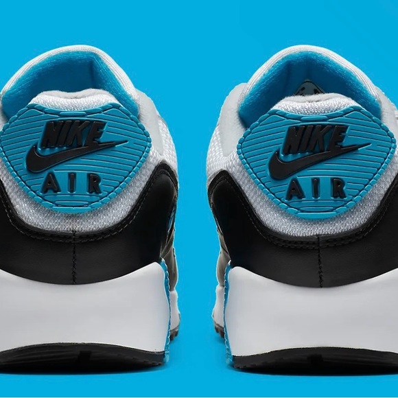 Nike Air Max 90 III Laser Blue Black White Grey CJ6779-100 Men's Size 10 - Picture 5 of 6